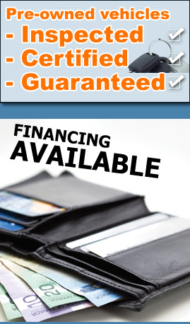 Financing Available at D'Astous Auto Inc. Financing Available